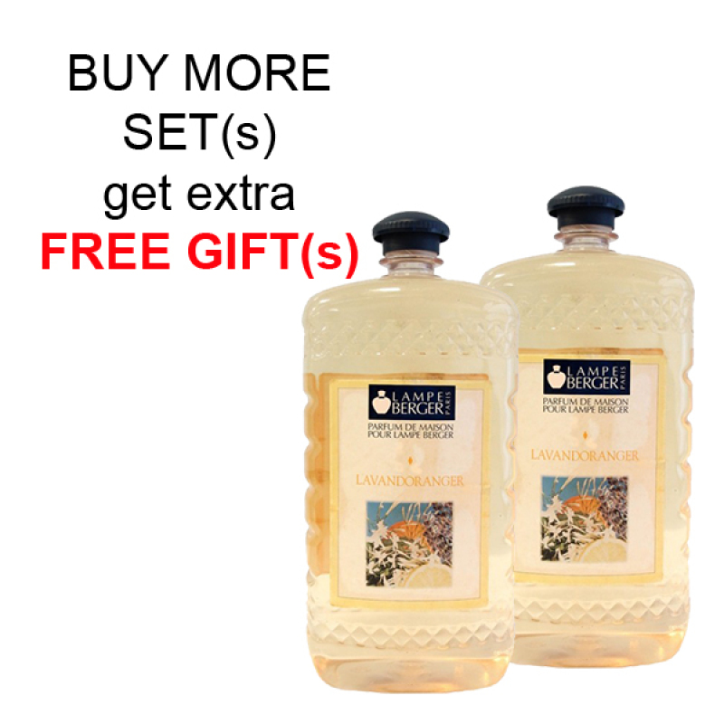 Buy LAMPE BERGER LB ESSENTIAL OIL 2L SET (2 BOTTLES) - LAVAND ORANGE (薰+柑) Singapore