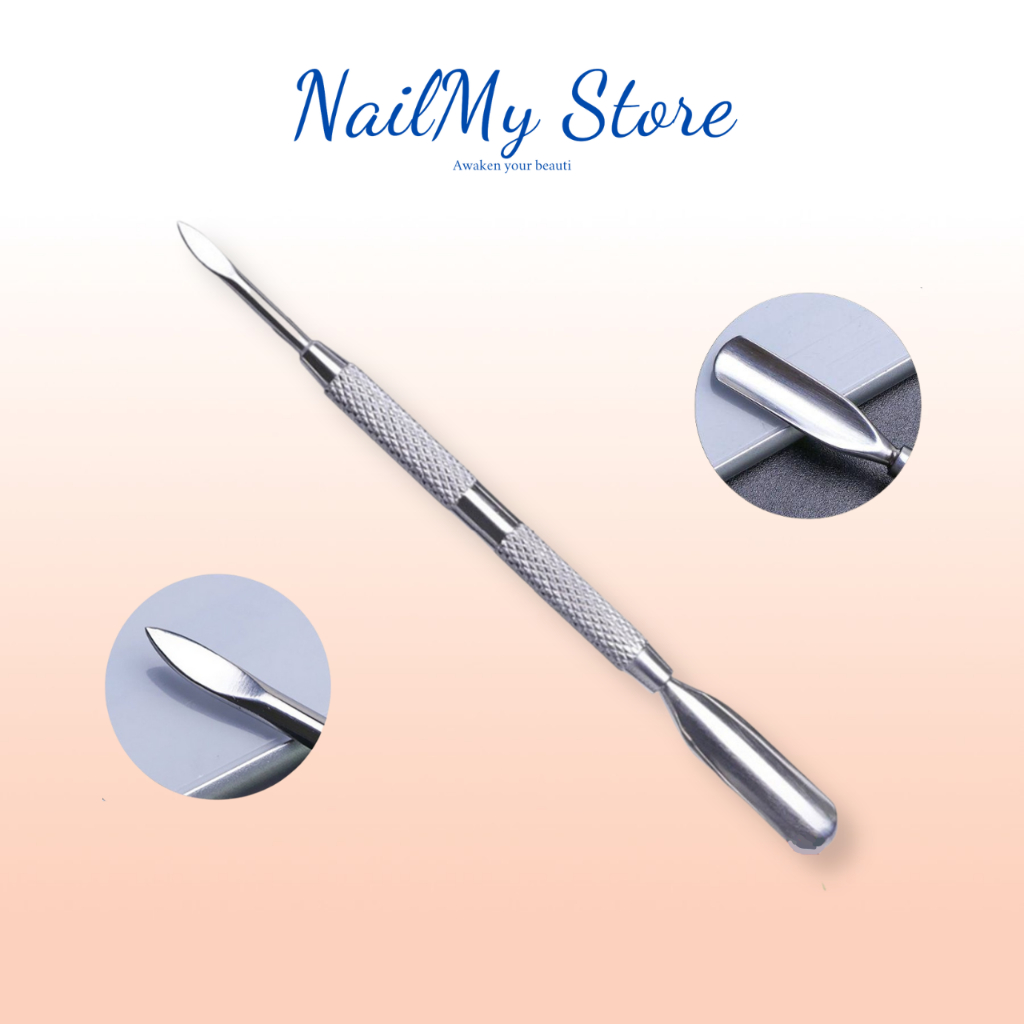 Cây đẩy da chết ,sủi móng - Cây cạo sơn gel, lấy khóe móng loại inox