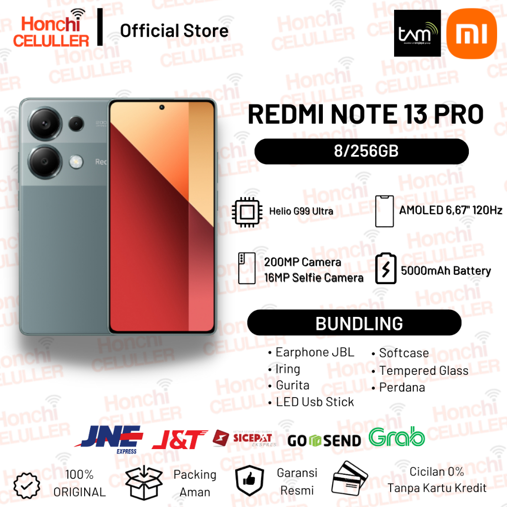 Xiaomi Redmi Note 13 Pro 4G 8/256GB Garansi Resmi Xiaomi Indonesia TAM Giá 2,799,000 Đồng*Miễn phí vận chuyển