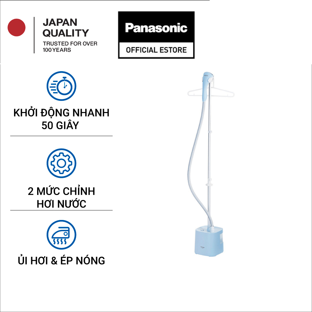 Bàn ủi hơi nước đứng panasonic ni-gse050ara - phun hơi cực mạnh, nhiều chế độ hơi nước - bảo hành chính hãng 12 tháng