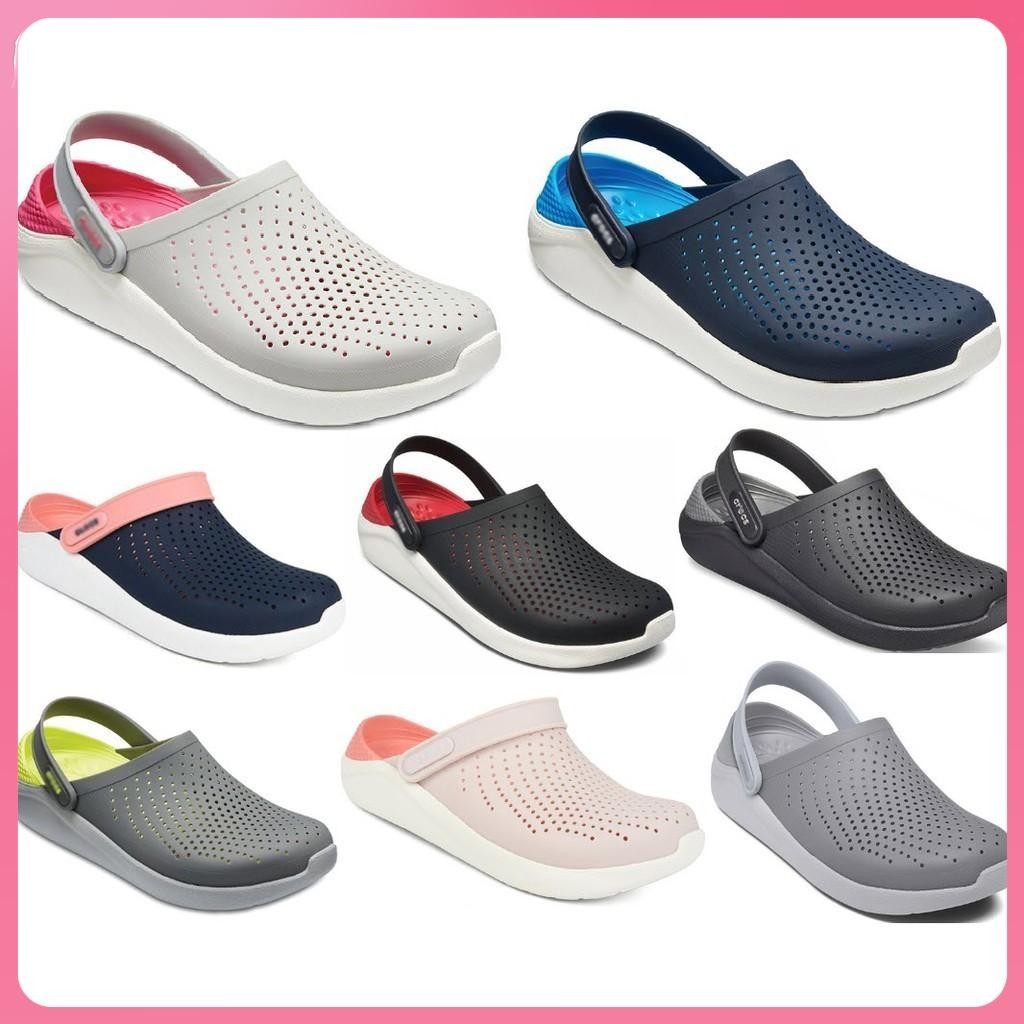 Dép Sandal Giày sục Quai ngang bít đầu, chống hôi chân CR