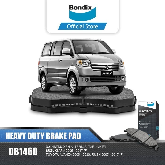 Bendix Kampas Rem Mobil Suzui APV 2005-2017 DB1460HD Giá 248,600 Đồng*Miễn phí vận chuyển