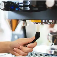 SENRISE Sikat Pembersih Mesin Espresso Coffee Machine Cleaning Brush S11 Mesin Ekspreso Kopi Alat Penyaring Espreso Otomatis Saring Murah Pres Rumahan Buat Expresso Nesspresso Pembuat Saringan Coffee Maker Coffe Aksesoris Penyeduh Estetik Aesthetic Gri IH
