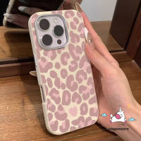 Trendy Brand Irregular Cartoon Leopard Print Graffiti Case Compatible for IPhone 11 15 13 14 16 12 Pro Max X XR 15 14 16 Plus XS Max 15 16 Pro Luxury Skin Feel Leather Texture Case