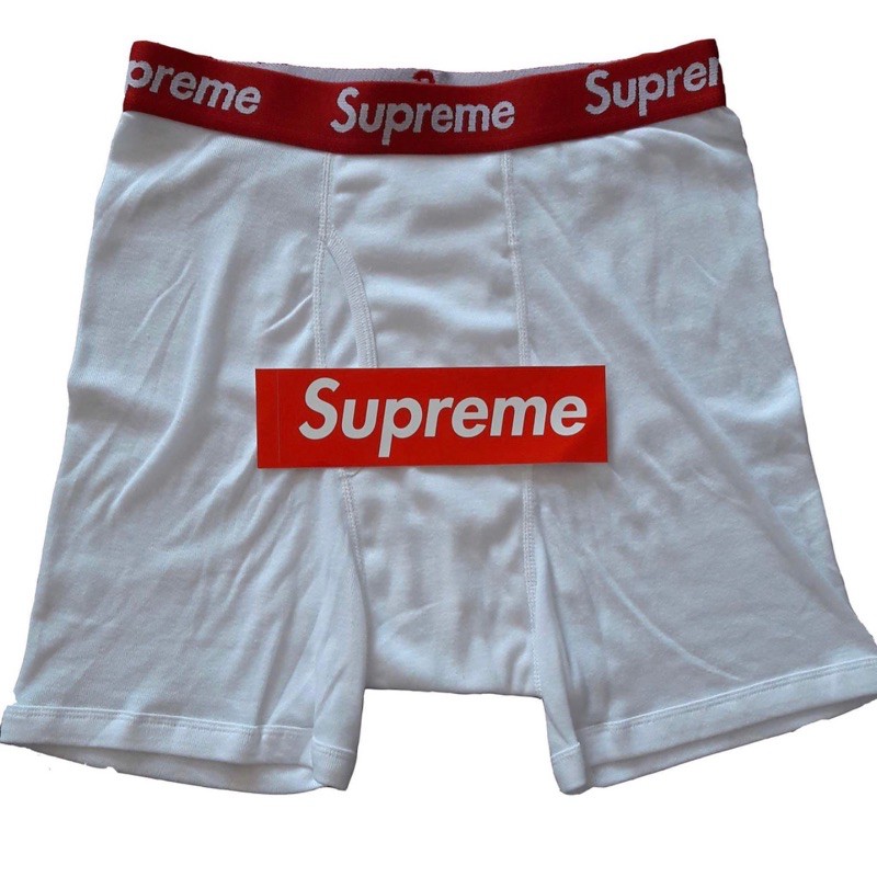 Supreme/Hanes Boxer brief WHITE ฿990 บาท