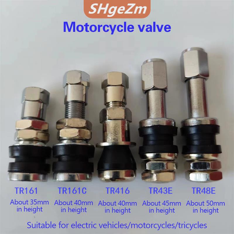 [COD] SHgeZm 2 cái Lốp Van Stem pvr70 pvr60 pvr50 pvr40 cong 45 độ Angled snap-in cơ sở cao su cho xe tay ga xe máy xe máy ATV