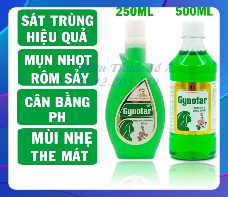Dung dịch vệ sinh phụ nữ / Nước rửa phụ khoa Gynofar