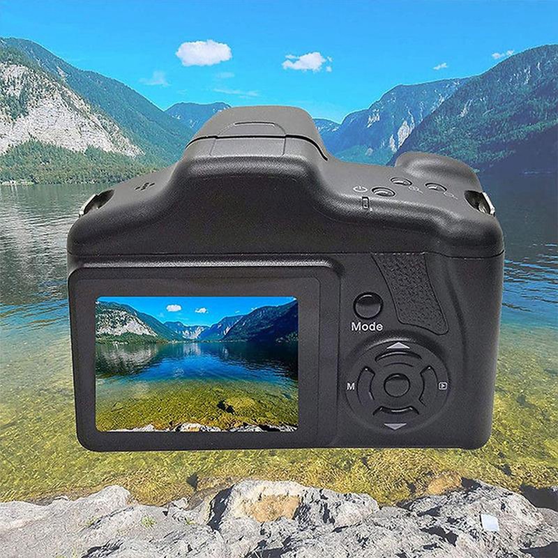 Portable Travel Vlog Camera Photography 16X Digital Zoom 1080P HD SLR