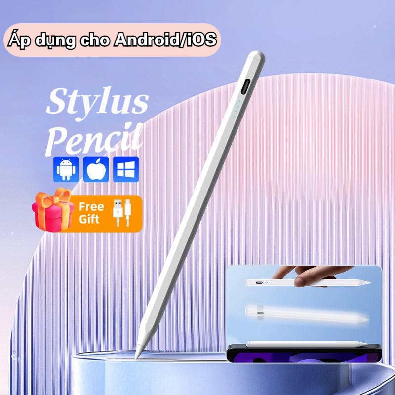 Bút cảm ứng đa năng mới 2024, phù hợp với điện thoại di động và máy tính bảng Android hoặc iOS