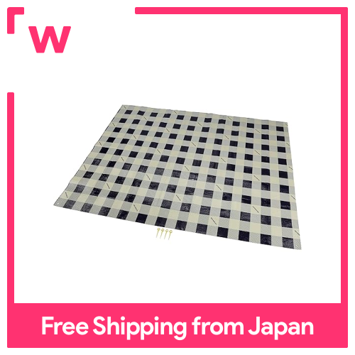Đội Trưởng Stag giải trí tấm Mat đệm giải trí tấm 180x240 cm, dày 1mm, xấp xỉ. 3 Chiếu Tatami, có túi lưu trữ, 4 chân, họa tiết vải bông kẻ UB-3063