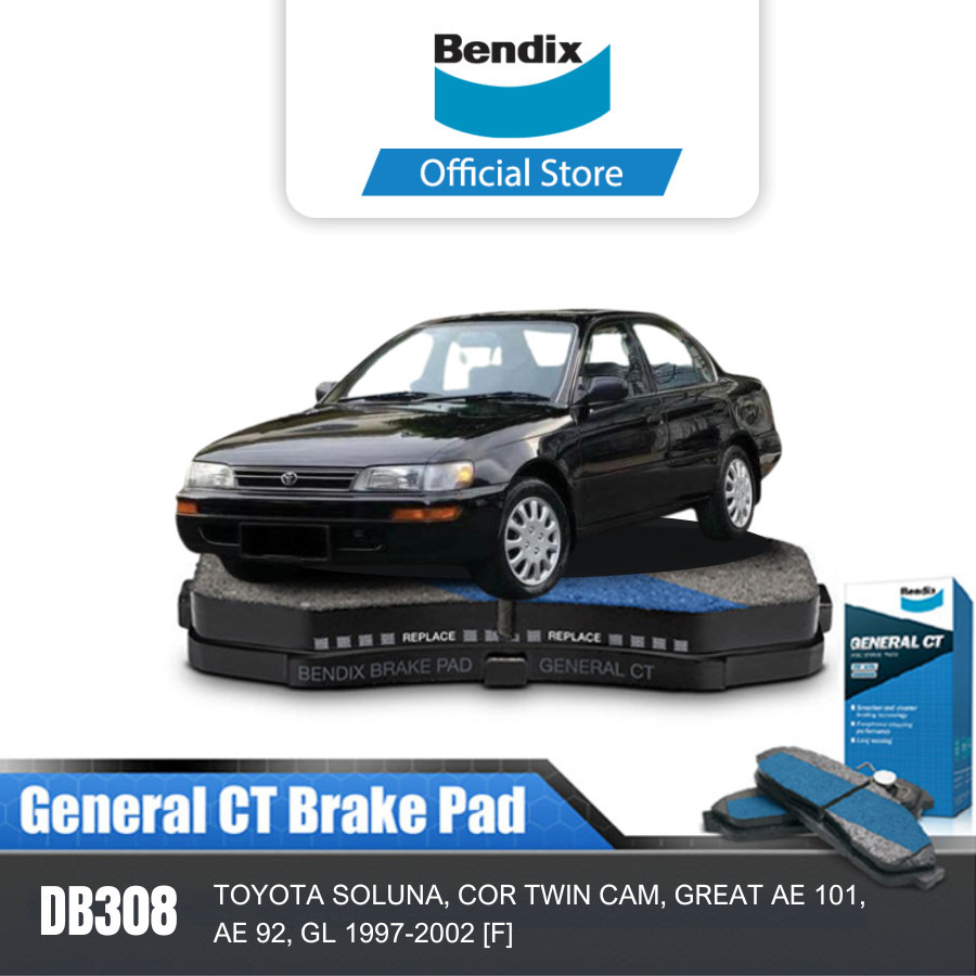 Bendix Brake Pads for Toyota Corolla Twin Cam Db308Gct Harga 335,300 rupiah*Gratis Ongkir
