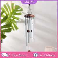 【JCSYFAC】 26 Inch Outdoor Wind Chimes Aluminum Tube with Natural Wooden Tag Decorative for Home Balcony Corridor
