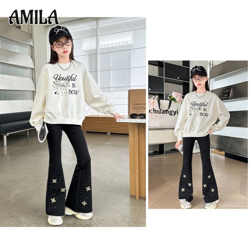 AMILA Girls Sweatshirts Girls Hoodies Kids Clothing Big Kids Clothing