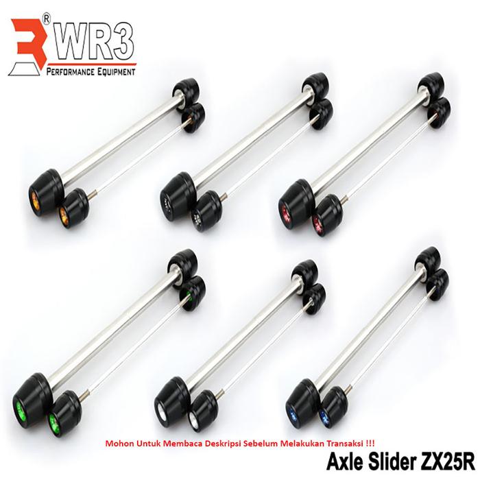 AXLE SLIDER / AS RODA WR3 DEPAN BELAKANG ZX25R ZX25 R 25R 4 CYLINDER / Z900 / ZX6R / ZX636 Giá 1,551,000 Đồng*Miễn phí vận chuyển