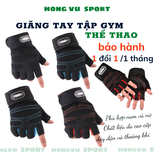 Găng tay tập gym bao tay thể thao thể hình tập gym tập tạ nam nữ