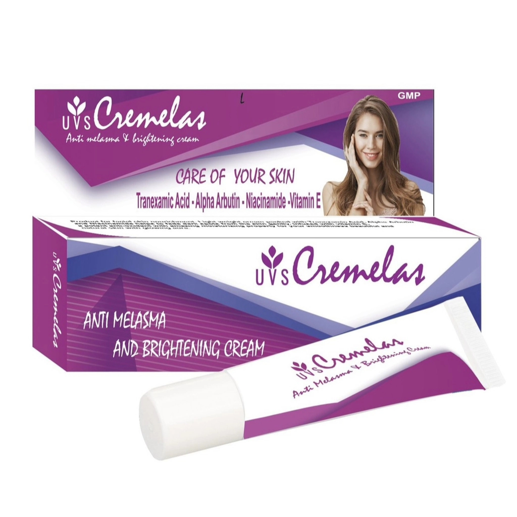 Kem nám UVS CREMELAS - Tuýp 10gr - Giúp làm mờ nám, sạm da - Giúp da sáng mịn - Tủ Thuốc Bảo Châu