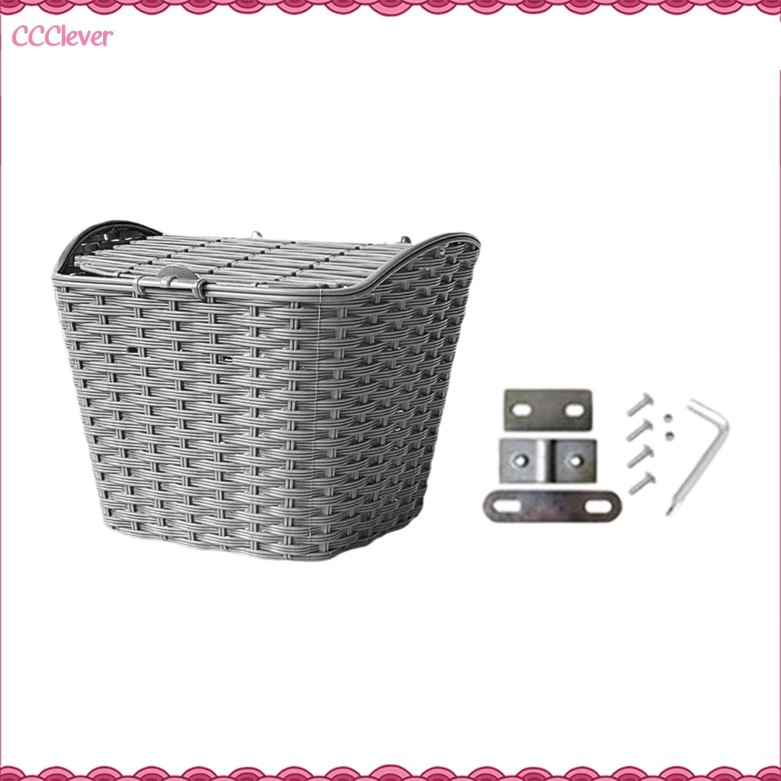 Giỏ xe đạp khung trước ccclever, giỏ Trước Xe Đạp có nắp, túi mang đồ xe đạp để xe đạp núi
