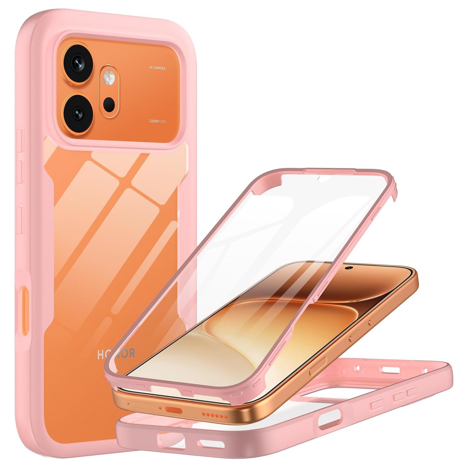 Full Body Protection Shockproof Case for Honor 600 Pro 5G 600 Lite 600e Protective Cover Screen Protector Fundas Coque - Image 2