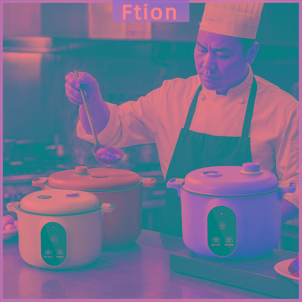 FTION 20cm Nồi áp suất siêu nhỏ Không dính 2 lít Nồi áp suất Dễ dàng Chống tràn Nồi cơm điện Hộ gia đình