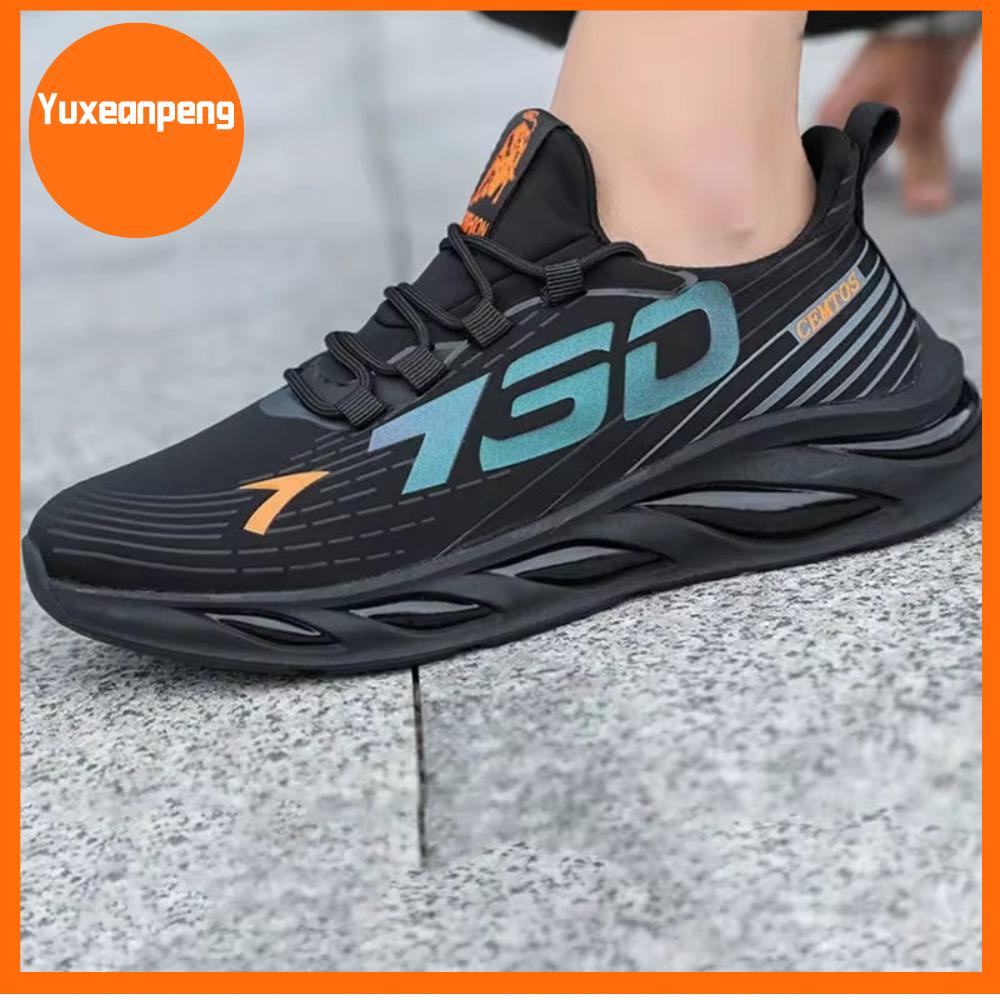 YUXEANPENG Thoáng khí Giày sneaker nam thường ngày Chống mài mòn Chống trượt Giày chạy bộ Thời trang Thắt Dây Giày sneaker thời trang Slip-On Dành cho Xuân Thu