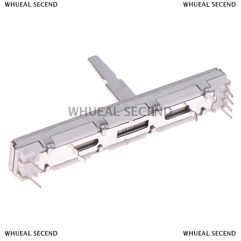 WHUEAL 1 cái cho 60 mét djm 350 400 600 700 800 đẩy Fader thẳng trượt chiết áp DJ Mixer Stereo Fader trượt Chiết