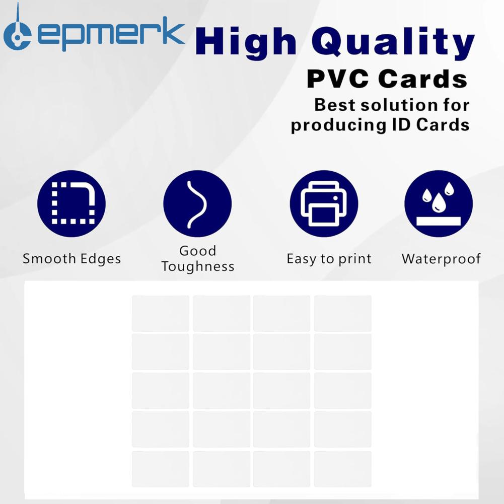 Lepmerk 20pcs NFC thẻ phù hợp cho điện thoại iOS và hỗ trợ NFC các thiết bị lập trình rewritable Thẻ trắng hỗ trợ cho Ntag215