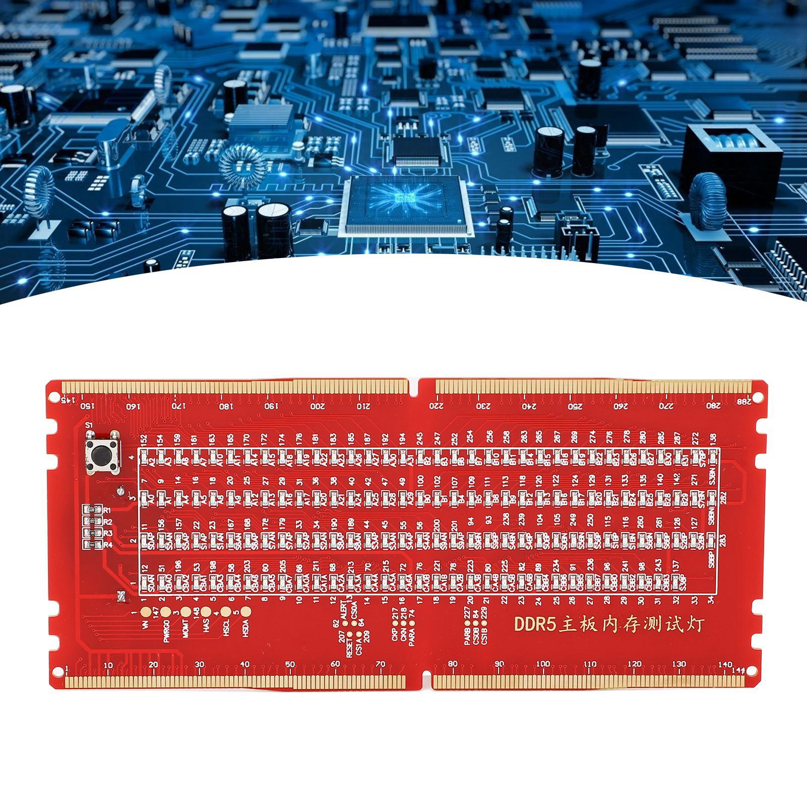 DDR5 Bo mạch chủ Máy tính để bàn card thử nghiệm bảo trì Phụ Kiện Bộ nhớ Khe cắm thử nghiệm cho AMD