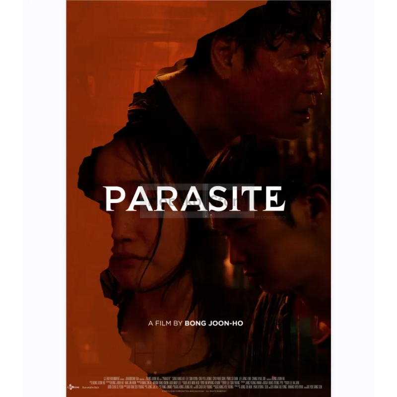 Classical Popular Korean Plot Movies Parasite Poster And Prints Canvas Painting Wall Art Pictures Home Room Decor