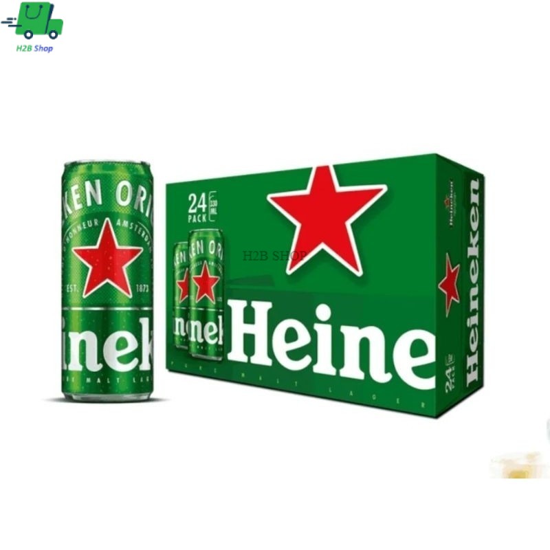 Thùng 24 lon bia Heineken 330ml/lon