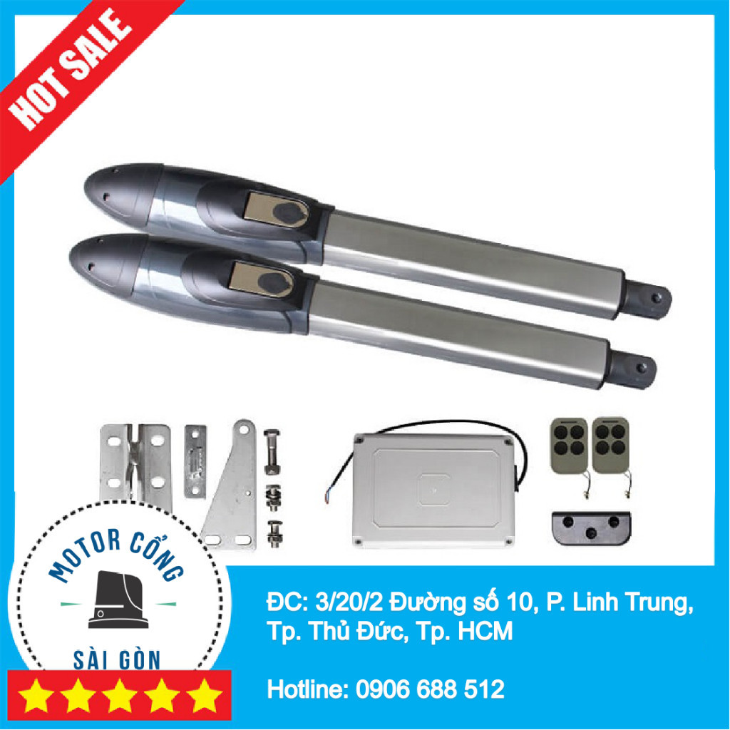 Motor cổng mở cánh tay đòn 350kg - Motor mở cánh tay đòn tự động