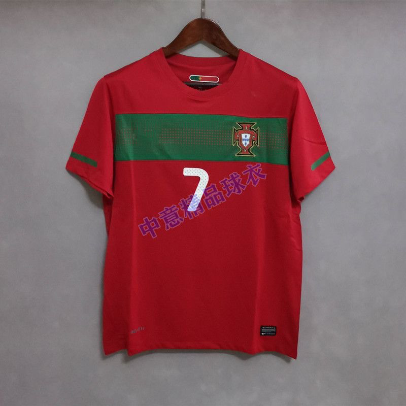 2010 Nam Phi World Jersey Bồ Đào Nha C Luo Áo Bóng Đá Kỷ Niệm Phiên Bản Thái Lan Tay Ngắn, Người Hâm