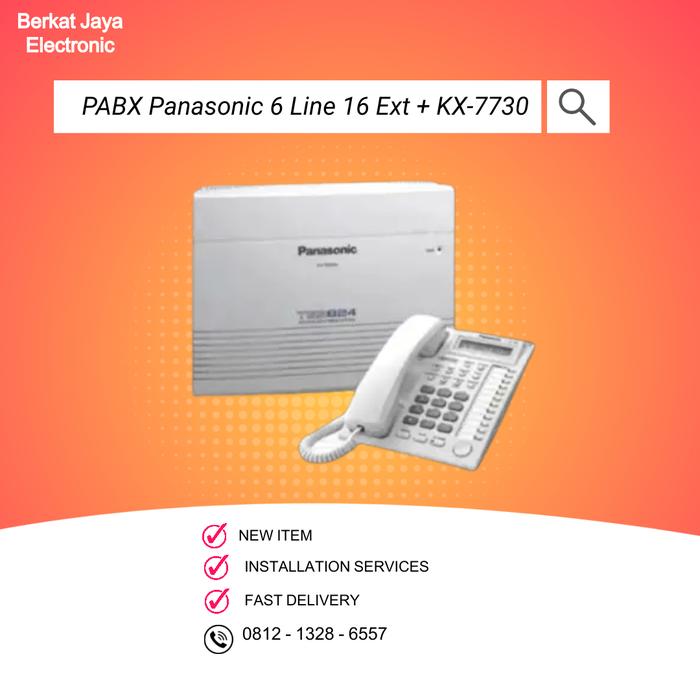 PROMO PABX PANASONIC KX-TES 824(KAPASITAS 6 LINE 16 EXTENSION) - Sanjaya02 Harga  15,420,000 Ringgit*Penghantaran Percuma