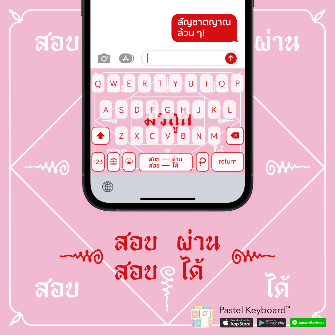 Yan : Lucky Guess Keyboard Theme⎮(E-Voucher) for Pastel Keyboard App ราคา 69 บาท*ส่งฟรี