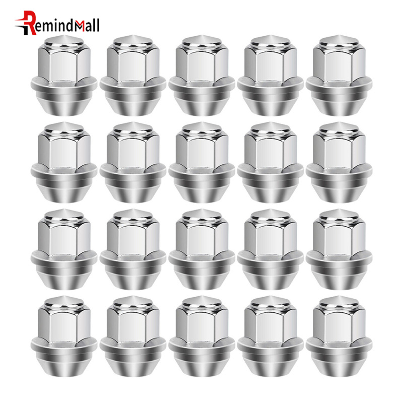 【Rm🙌M12x1.5 đai ốc bánh xe 60 độ nón ghế 12x1.5mm bánh xe mạ crôm đai ốc bánh xe acpz1012h cv6z1012c thay thế bộ 20