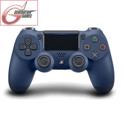 DualShock 4 Wireless Controller for PlayStation 4 (Midnight Blue) (1 Year Warranty from Sony)