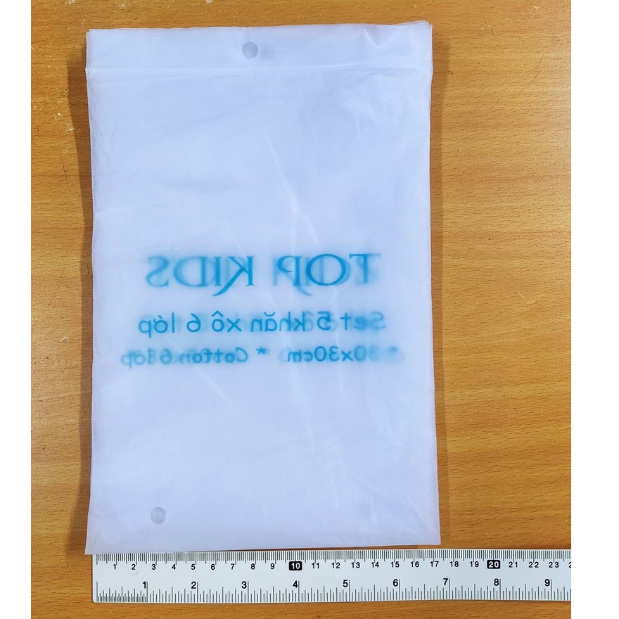 20 cái túi zip lụa mờ khoá zip 17x25cm, túi đựng đồ linh tinh- hàng in dư cần thanh lý