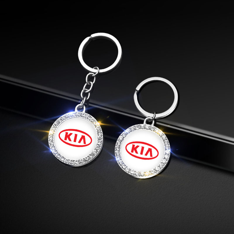 Diamond Car Keychain Keyrings Key Chain Gift Holder Pendant