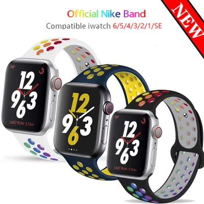 NEW Strap For Apple Watch band 6 SE 5 4 3 2 1 Band 38mm 40mm Silicone Bracelet 42mm 44mm Strap Rubber apple watch 4 3 2 Band Wristbands