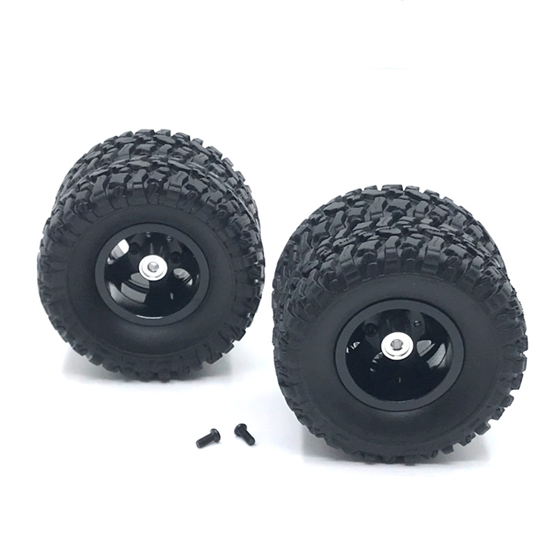 (LA69) Metal Wheel Rim Tire Tyre Set for WPL B14 B24 B16 B36 6WD C24 C34 C44 4WD 1/16 RC Truck Car Upgrade Parts Accessories,F