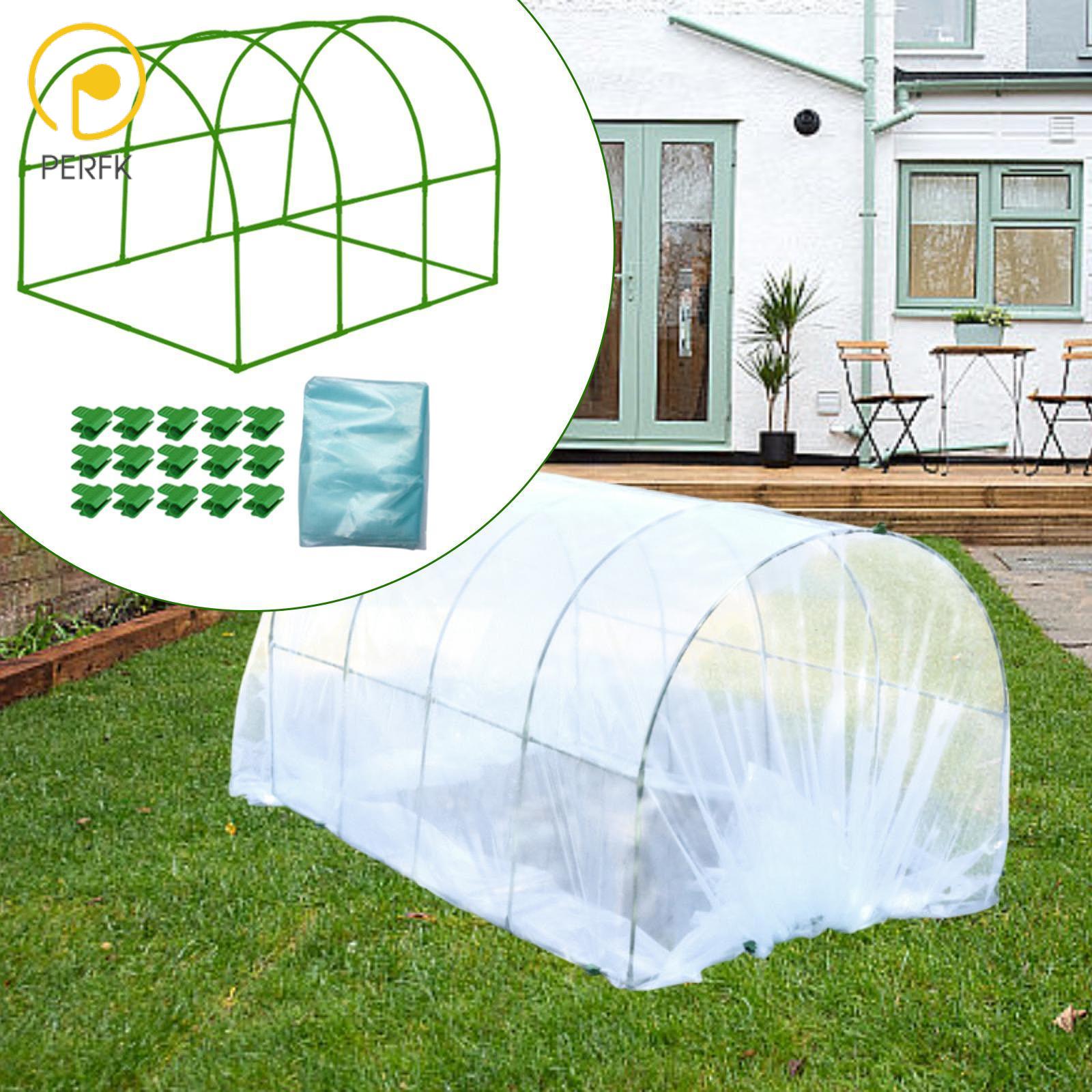 Perfk Garden Greenhouse Plant Hot House Easy Installation Winter Equipment for Garden Outdoor Vegetable Flowers Growing Fruit - ยี่ห้อ Perfk ราคา 944 บาท*ส่งฟรี