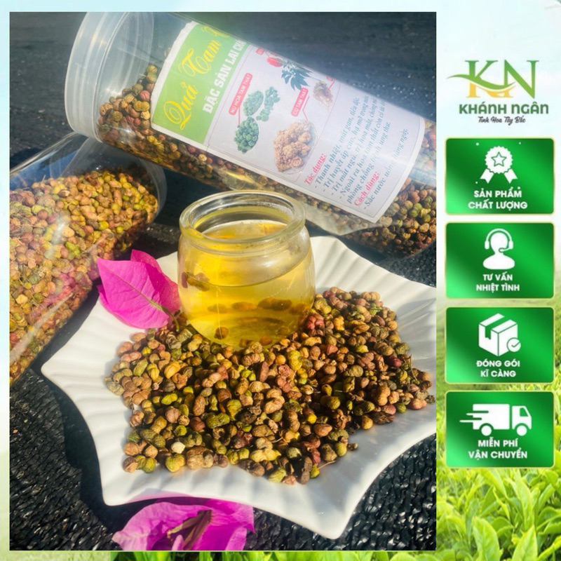Quả, hạt tam thất bắc sấy khô Tây Bắc loại 1 đều đẹp điều hoà khí huyết. Trà quả tam thất nụ hoa tam thất bắc bao tử Hà Giang Sapa
