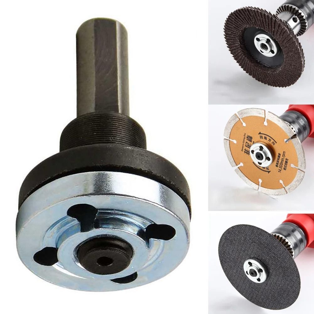 5210BIYU 1Set Kim loại Bộ máy mài góc chuyển đổi khoan điện Với cờ lê Để cắt Đĩa đánh bóng bánh xe Bộ chuyển đổi giá đỡ tay cầm Mới 6mm/10mm Thanh nối