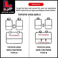 Toyota Vios Corduroy/Khaki Seat Covers (Custom Fit) - please ensure correct model before order