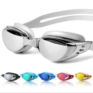 สินค้า แว่นตาว่ายน้ำ เลนส์คุณภาพกันฝ้ากันยูวี Anti Fog & UV Protection แว่นตากันน้ำพร้อมกล่องใส่ สำหรับทุกเพศทุกวัย