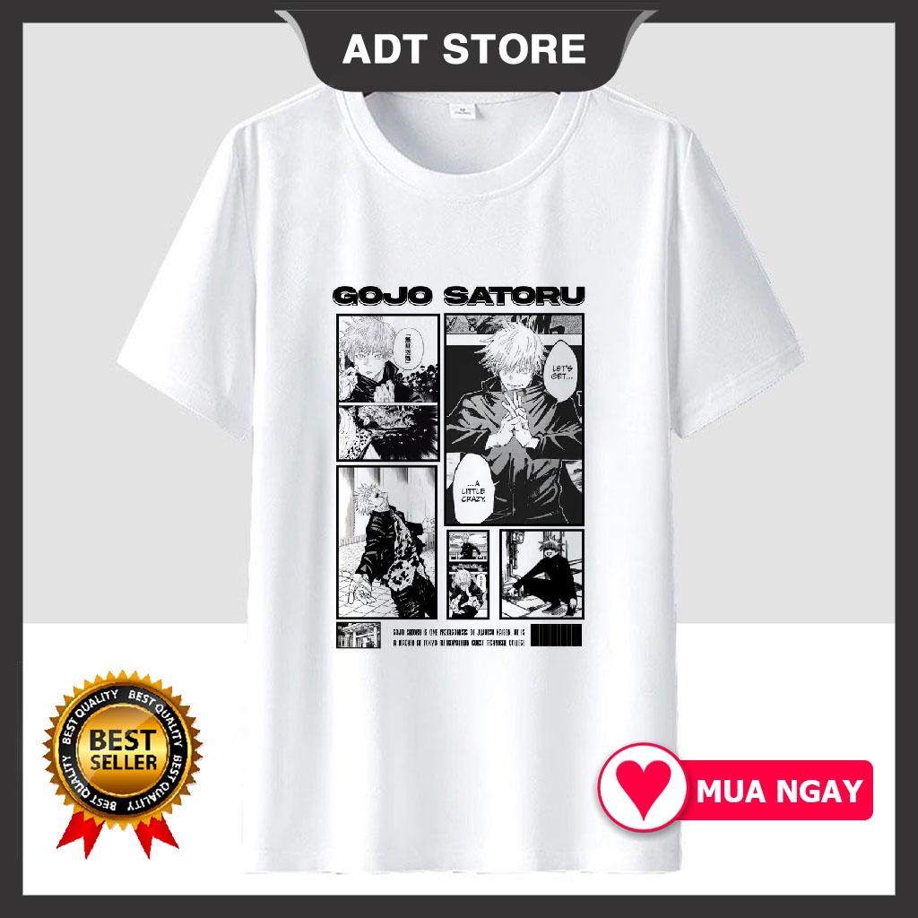 HOT Áo Phông Anime Satoru Gojo Jujutsu Kaisen chất mẫu mới cực chât độc đẹp giá rẻ | Milo Clothes