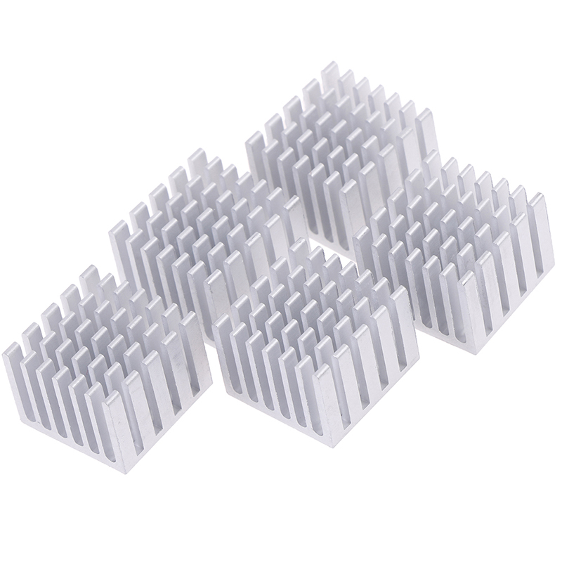 XINGHEC2 5 chiếc Phụ Kiện Làm mát 20x20x15mm tản nhiệt tự làm Chip GPU CPU tản nhiệt bằng nhôm