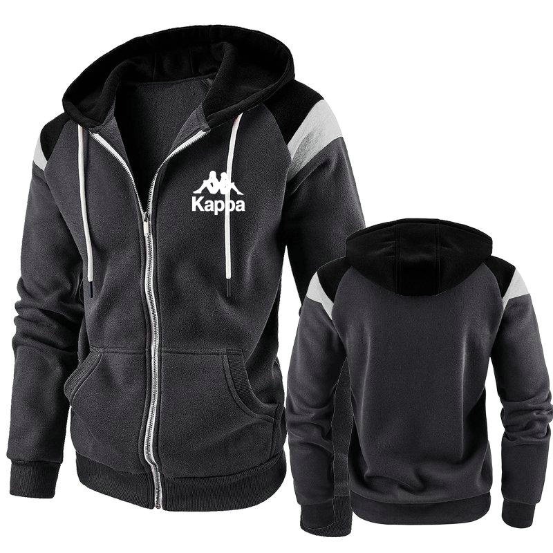 sdfd Áo Khoác Hoodie Kappa Tay Dài Có Khóa Kéo Thời Trang Thu Đông sxdfd