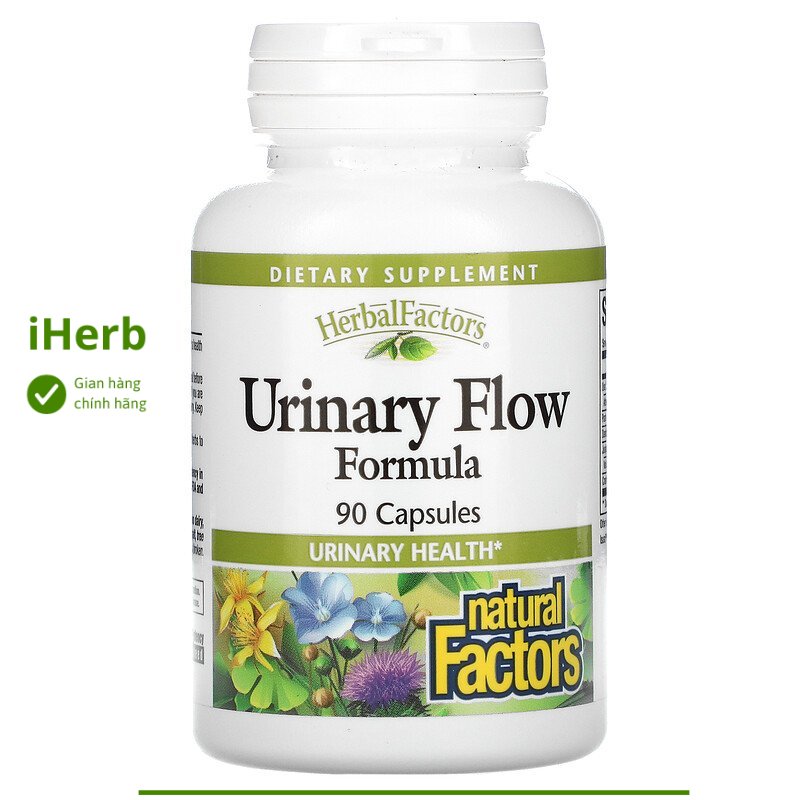 Natural Factors, Urinary Flow Formula, 90 Capsules - iHerb Vietnam