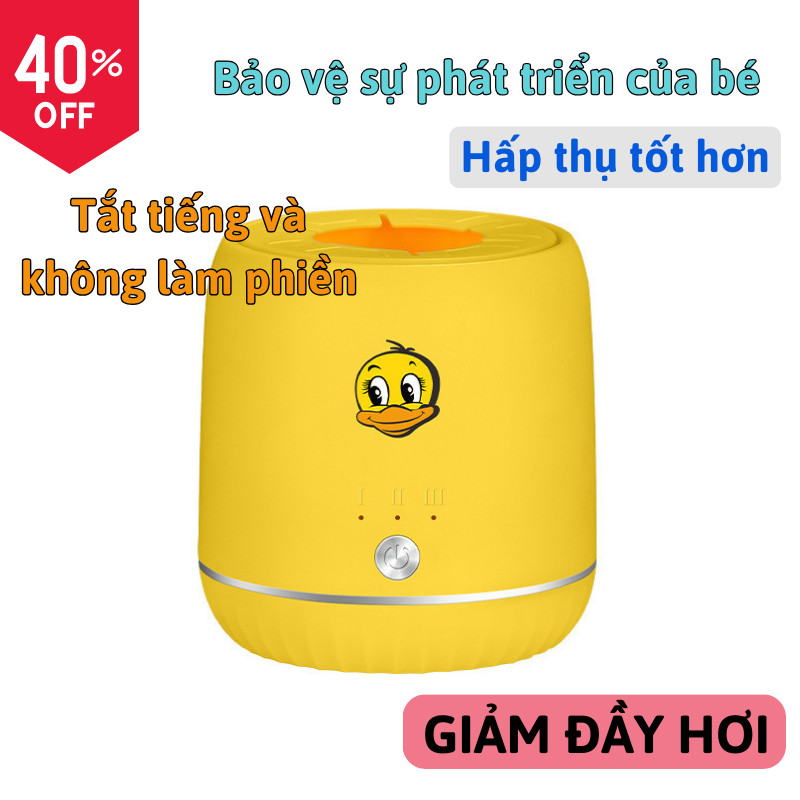 Mới 2024 Máy Lắc Sữa Thông Minh TOM&TOM Máy Trộn Sữa Giảm Đầy Hơi Cho Bé An Toàn 3 Chế Độ Giúp Tiết Kiệm Thời Gian