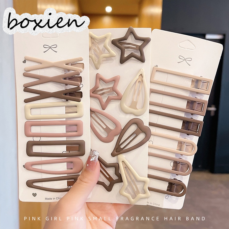 boxien กิ๊บติดผมสีกาแฟนมน่ารัก ราคา 10 บาท*ส่งฟรี